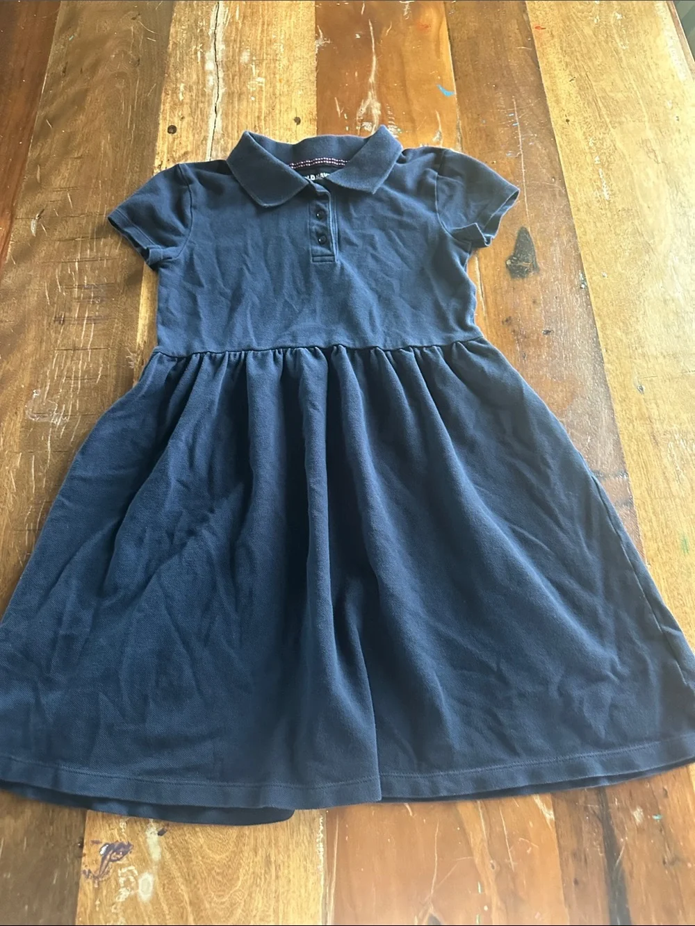 Old Navy Girls Navy Dress, Shirt, Skirt & Vest Set